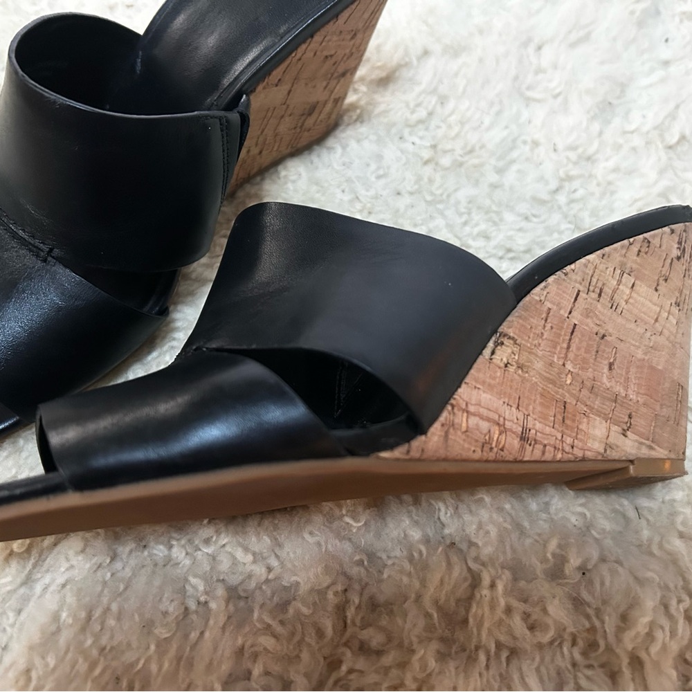 Cole Haan Women's Black Leather Mules